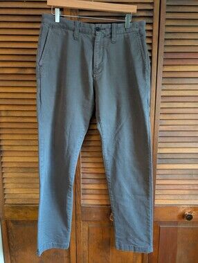 Madewell Athletic Slim Pants Gray Mens 33 x30